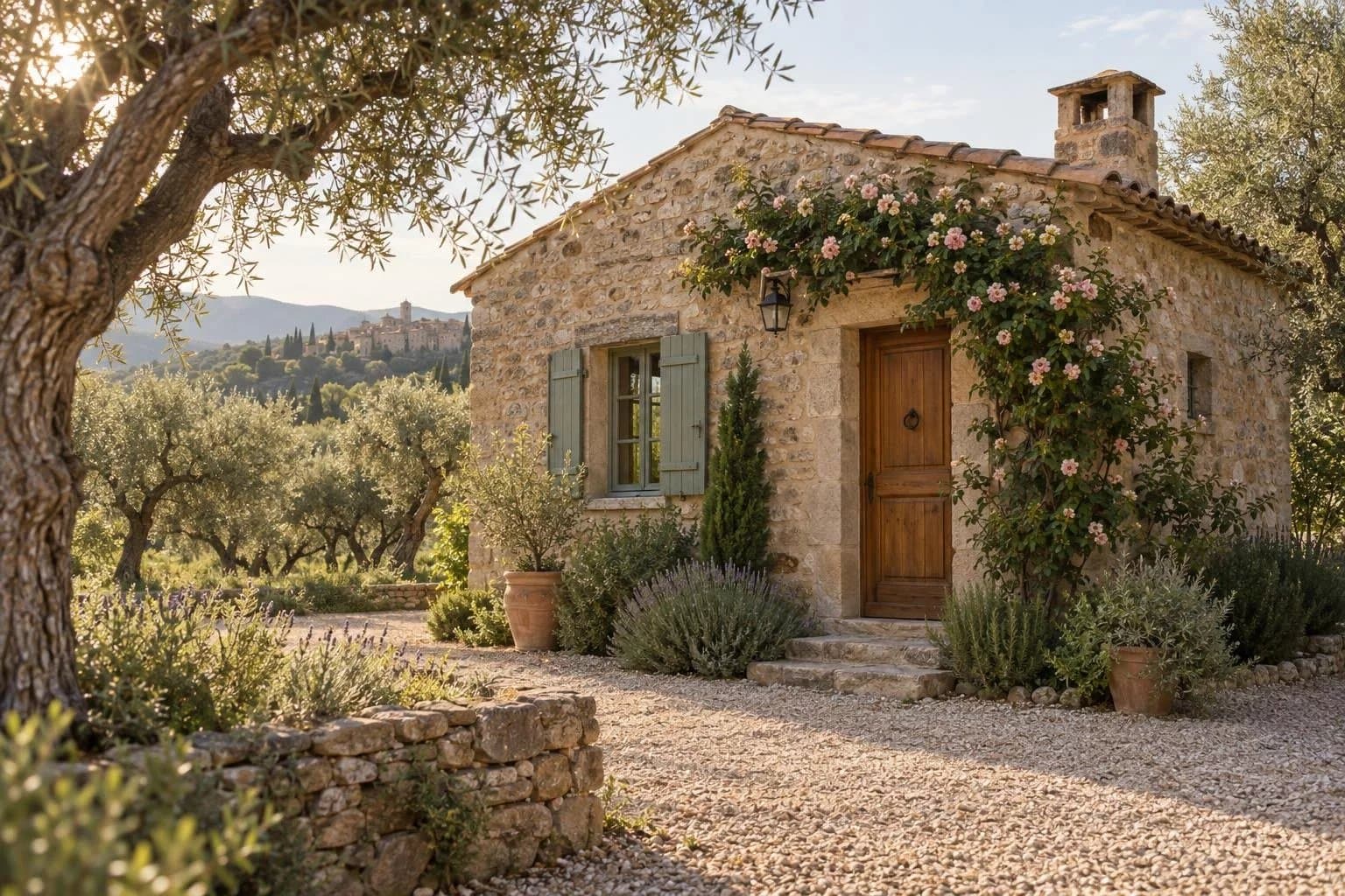 Mas provençal avec maison d'amis