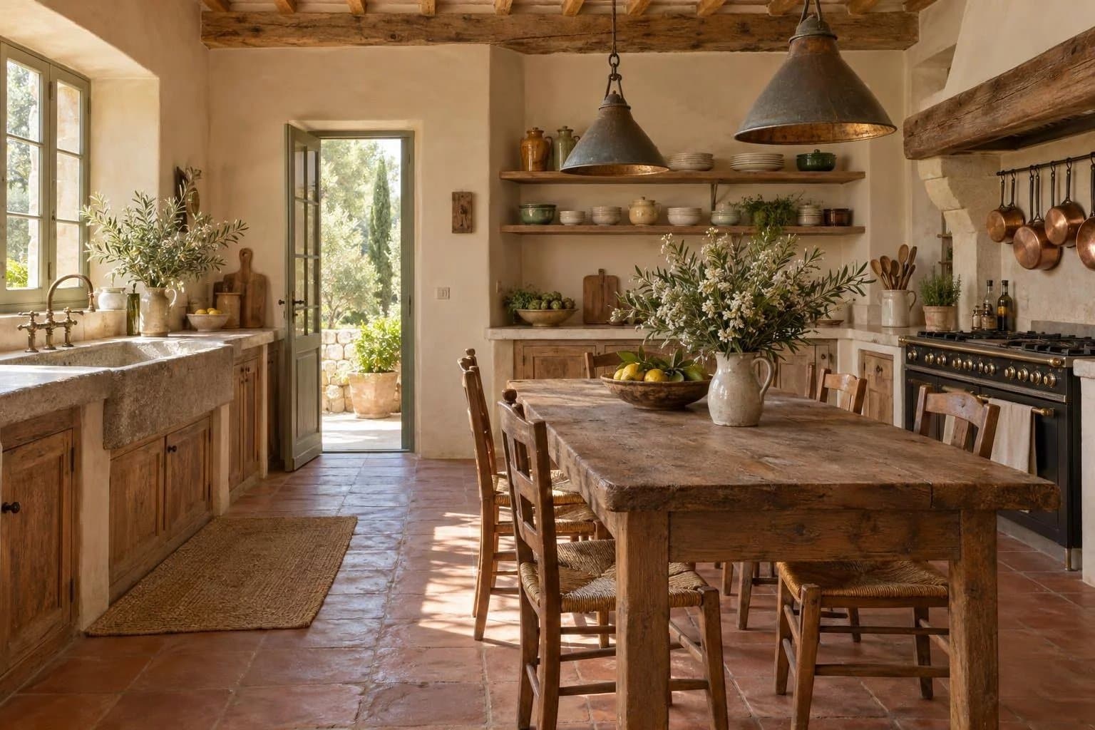 Mas provençal avec maison d'amis