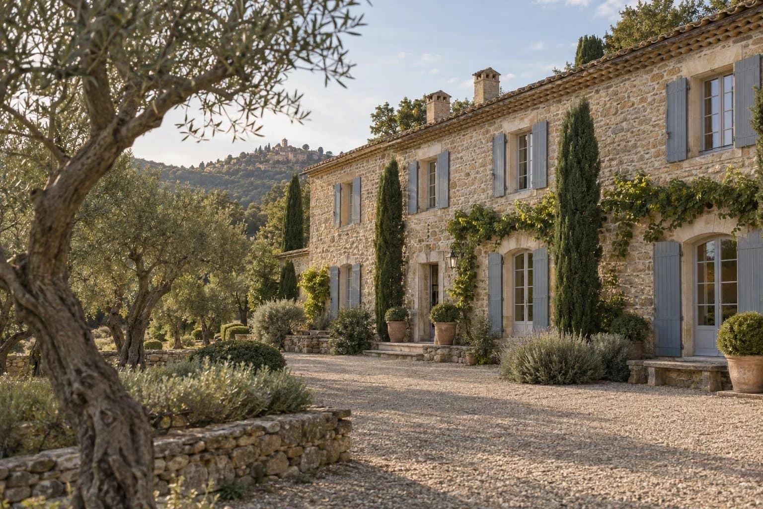 Mas provençal avec maison d'amis