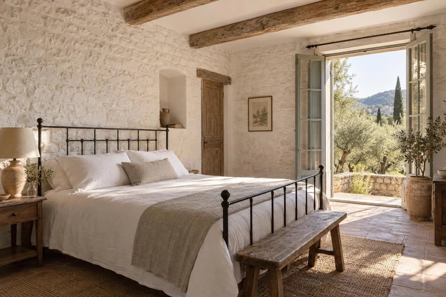 Mas provençal avec maison d'amis