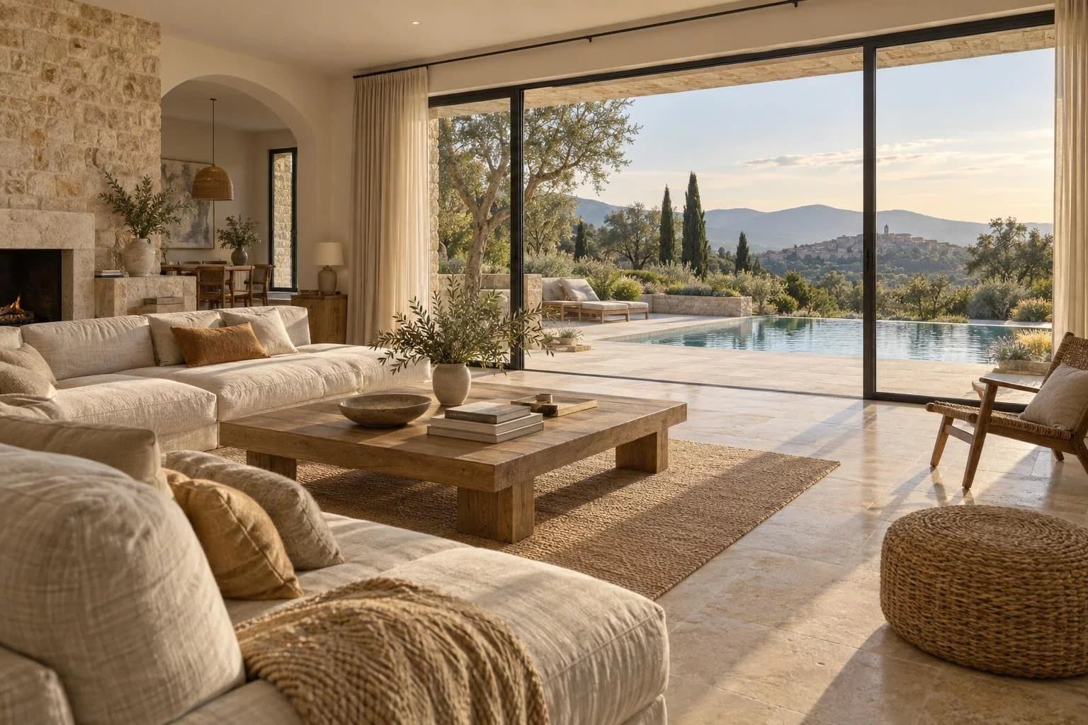 Contemporary villa overlooking the lake